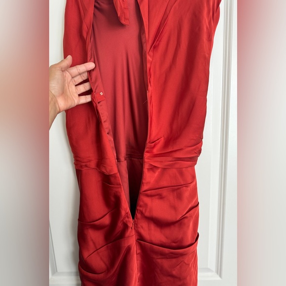 JOHANNA ORTIZ Bantu Ruched Silk Blend Mini Dress Size 10 NWT - Picture 9 of 12